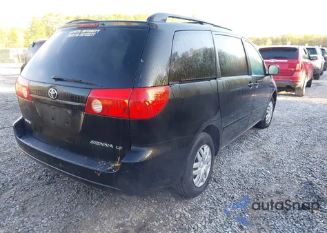 2010 Toyota Sienna Le из США, поврежденный, VIN 5TDKK4CC4AS296784